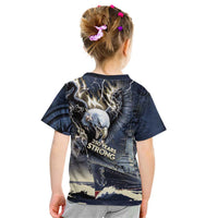 Navy Veteran 250th Anniversary Kid T Shirt Forged Of Salt And Steel - Wonder Print Shop