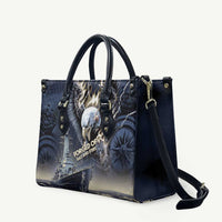 Navy Veteran 250th Anniversary Leather Bag Forged Of Salt And Steel - Wonder Print Shop