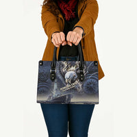 Navy Veteran 250th Anniversary Leather Bag Forged Of Salt And Steel - Wonder Print Shop