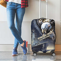 Navy Veteran 250th Anniversary Luggage Cover Forged Of Salt And Steel - Wonder Print Shop