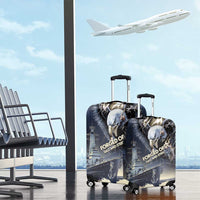 Navy Veteran 250th Anniversary Luggage Cover Forged Of Salt And Steel - Wonder Print Shop
