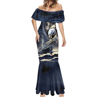 Navy Veteran 250th Anniversary Mermaid Dress Forged Of Salt And Steel - Wonder Print Shop