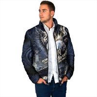 Navy Veteran 250th Anniversary Padded Jacket Forged Of Salt And Steel - Wonder Print Shop