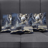 Navy Veteran 250th Anniversary Pillow Cover Forged Of Salt And Steel - Wonder Print Shop