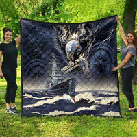 Navy Veteran 250th Anniversary Quilt Forged Of Salt And Steel - Wonder Print Shop