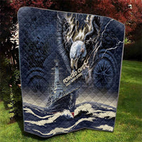 Navy Veteran 250th Anniversary Quilt Forged Of Salt And Steel - Wonder Print Shop