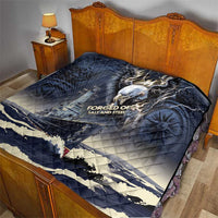 Navy Veteran 250th Anniversary Quilt Forged Of Salt And Steel - Wonder Print Shop
