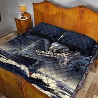 Navy Veteran 250th Anniversary Quilt Bed Set Forged Of Salt And Steel - Wonder Print Shop