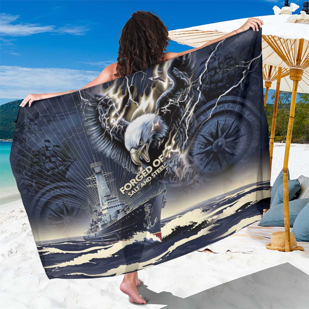 Navy Veteran 250th Anniversary Sarong Forged Of Salt And Steel - Wonder Print Shop