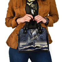 Navy Veteran 250th Anniversary Shoulder Handbag Forged Of Salt And Steel - Wonder Print Shop
