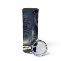 Navy Veteran 250th Anniversary Skinny Tumbler Forged Of Salt And Steel - Wonder Print Shop