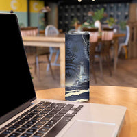 Navy Veteran 250th Anniversary Skinny Tumbler Forged Of Salt And Steel - Wonder Print Shop