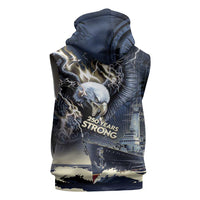 Navy Veteran 250th Anniversary Sleeveless Hoodie Forged Of Salt And Steel - Wonder Print Shop