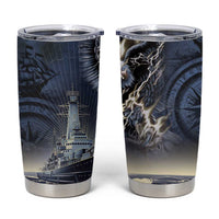 Navy Veteran 250th Anniversary Tumbler Cup Forged Of Salt And Steel - Wonder Print Shop