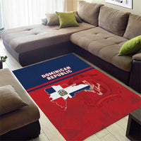 Dominican Republic Area Rug Dominicana Flag Map