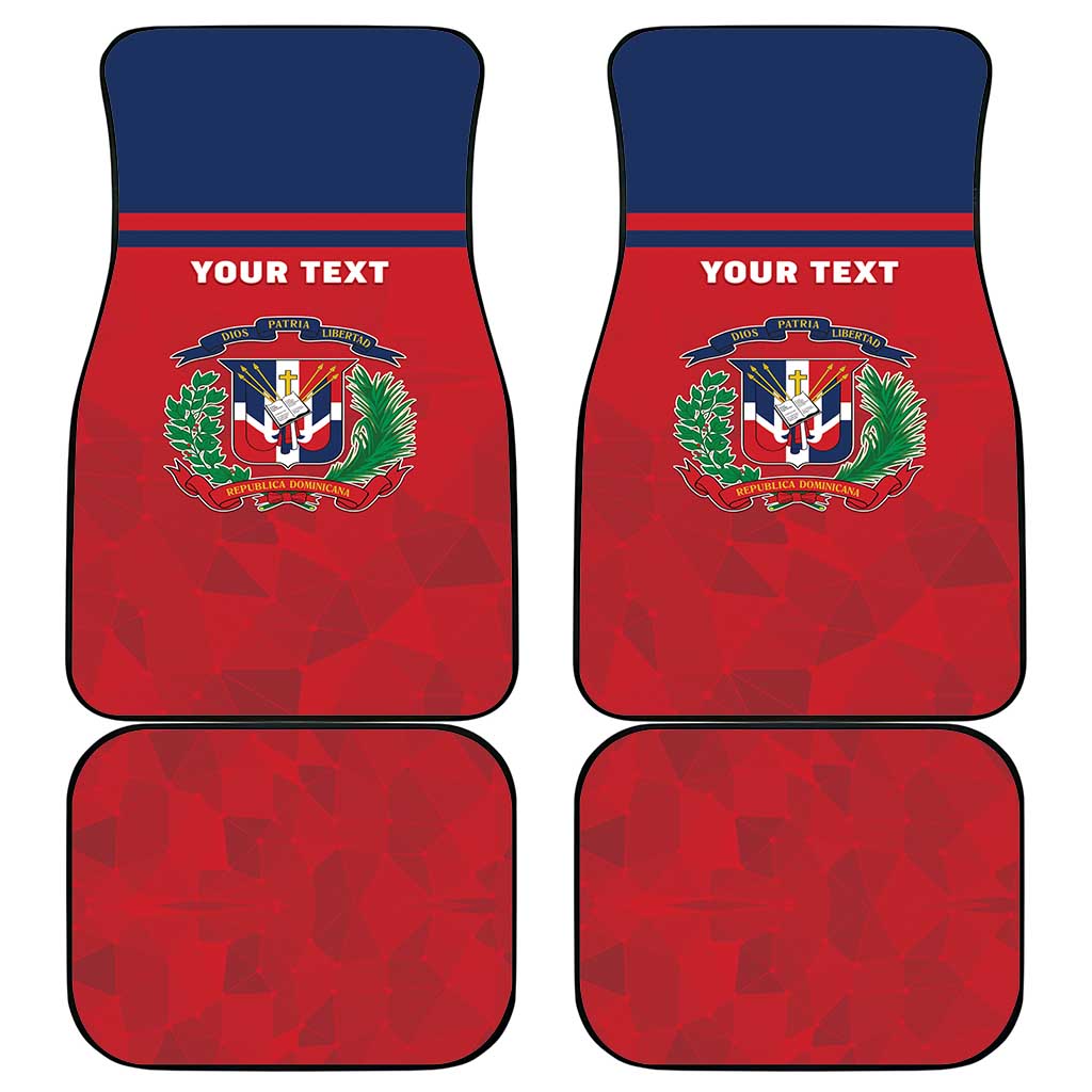 Dominican Republic Car Mats Dominicana Flag Map