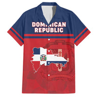 Personalized Dominican Republic Family Matching Long Sleeve Bodycon Dress and Hawaiian Shirt Dominicana Flag Map