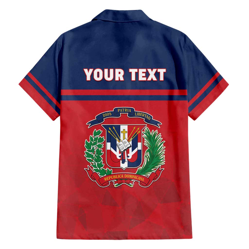 Personalized Dominican Republic Family Matching Long Sleeve Bodycon Dress and Hawaiian Shirt Dominicana Flag Map