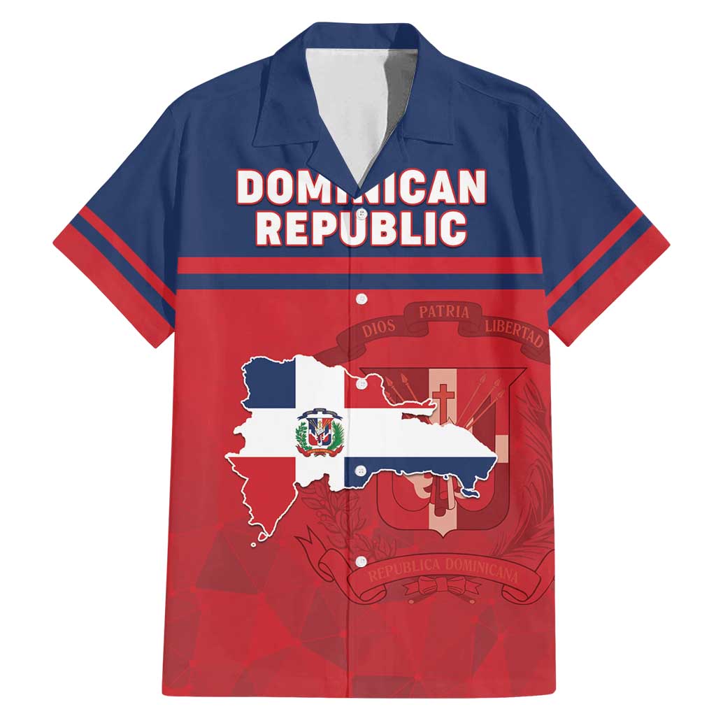 Personalized Dominican Republic Family Matching Mermaid Dress and Hawaiian Shirt Dominicana Flag Map