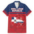 Personalized Dominican Republic Family Matching Mermaid Dress and Hawaiian Shirt Dominicana Flag Map