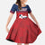 Personalized Dominican Republic Family Matching Off Shoulder Maxi Dress and Hawaiian Shirt Dominicana Flag Map
