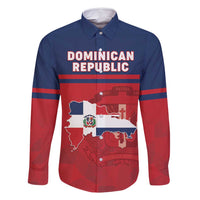 Personalized Dominican Republic Family Matching Off Shoulder Short Dress and Hawaiian Shirt Dominicana Flag Map