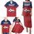 Personalized Dominican Republic Family Matching Puletasi and Hawaiian Shirt Dominicana Flag Map