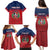 Personalized Dominican Republic Family Matching Puletasi and Hawaiian Shirt Dominicana Flag Map