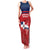 Personalized Dominican Republic Family Matching Tank Maxi Dress and Hawaiian Shirt Dominicana Flag Map