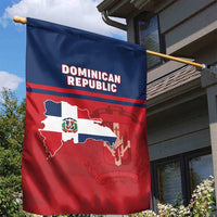 Dominican Republic Garden Flag Dominicana Flag Map