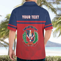 Personalized Dominican Republic Hawaiian Shirt Dominicana Flag Map