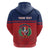 Personalized Dominican Republic Hoodie Dominicana Flag Map