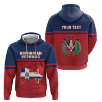 Personalized Dominican Republic Hoodie Dominicana Flag Map