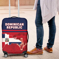Dominican Republic Luggage Cover Dominicana Flag Map