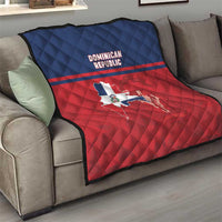 Dominican Republic Quilt Dominicana Flag Map