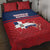 Dominican Republic Quilt Bed Set Dominicana Flag Map