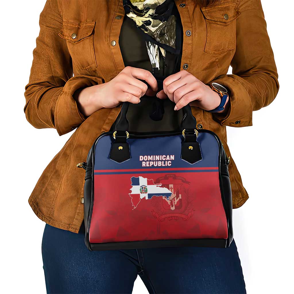 Dominican Republic Shoulder Handbag Dominicana Flag Map