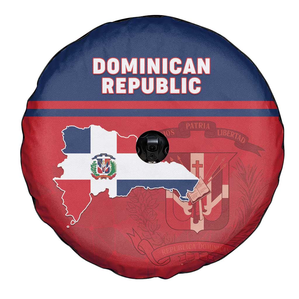 Dominican Republic Spare Tire Cover Dominicana Flag Map