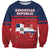 Personalized Dominican Republic Sweatshirt Dominicana Flag Map