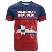 Personalized Dominican Republic T Shirt Dominicana Flag Map