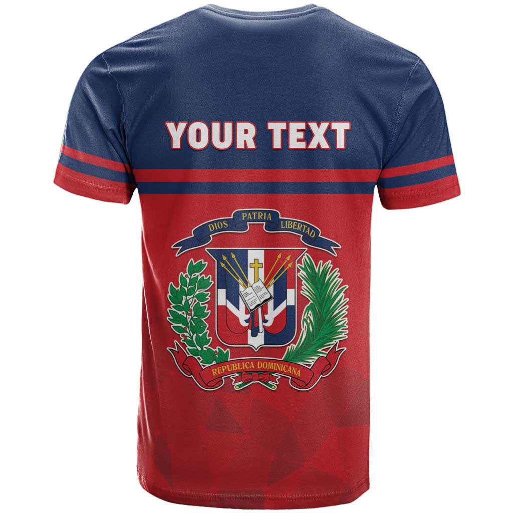 Personalized Dominican Republic T Shirt Dominicana Flag Map