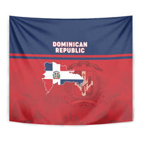Dominican Republic Tapestry Dominicana Flag Map