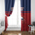 Dominican Republic Window Curtain Dominicana Flag Map