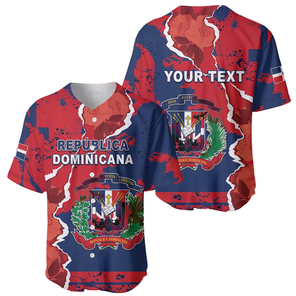 Personalized Dominican Republic Baseball Jersey Bayahibe Rose Unique Style