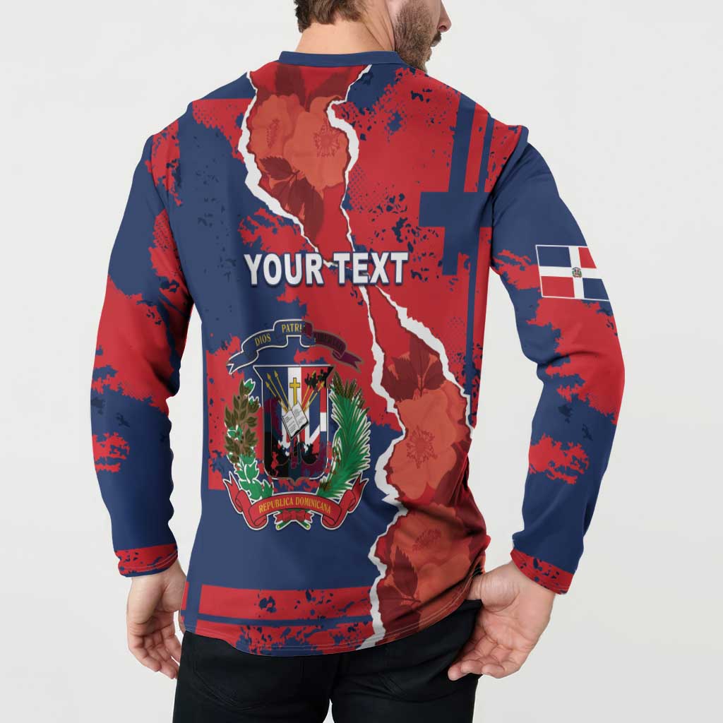 Personalized Dominican Republic Button Sweatshirt Bayahibe Rose Unique Style