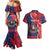 Personalized Dominican Republic Couples Matching Mermaid Dress and Hawaiian Shirt Bayahibe Rose Unique Style
