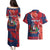 Personalized Dominican Republic Couples Matching Puletasi and Hawaiian Shirt Bayahibe Rose Unique Style