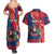 Personalized Dominican Republic Couples Matching Summer Maxi Dress and Hawaiian Shirt Bayahibe Rose Unique Style