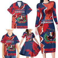Personalized Dominican Republic Family Matching Long Sleeve Bodycon Dress and Hawaiian Shirt Bayahibe Rose Unique Style