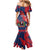 Personalized Dominican Republic Family Matching Mermaid Dress and Hawaiian Shirt Bayahibe Rose Unique Style